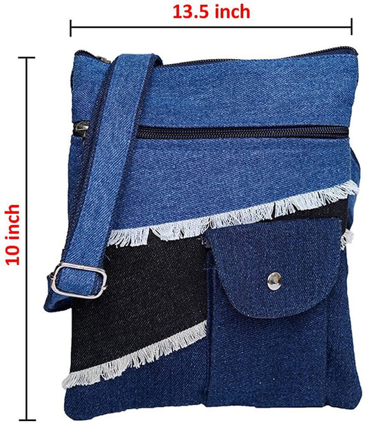 Denim Rugged Sling Bag