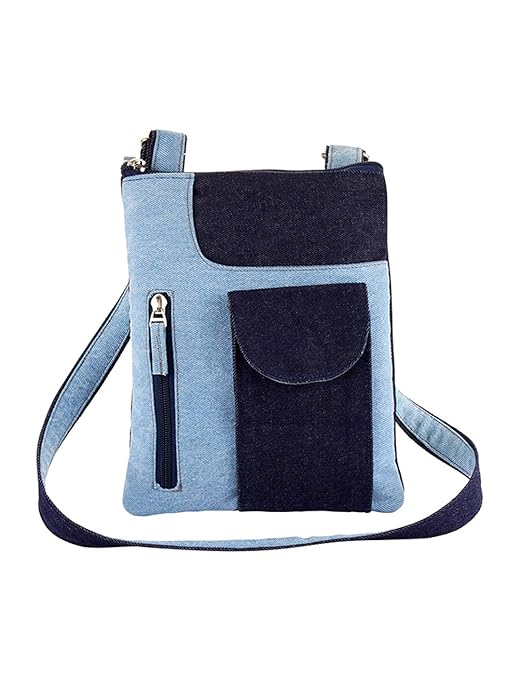 Denim Pocket Sling Bag