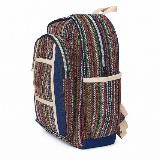 Jute Denim Backpack Medium
