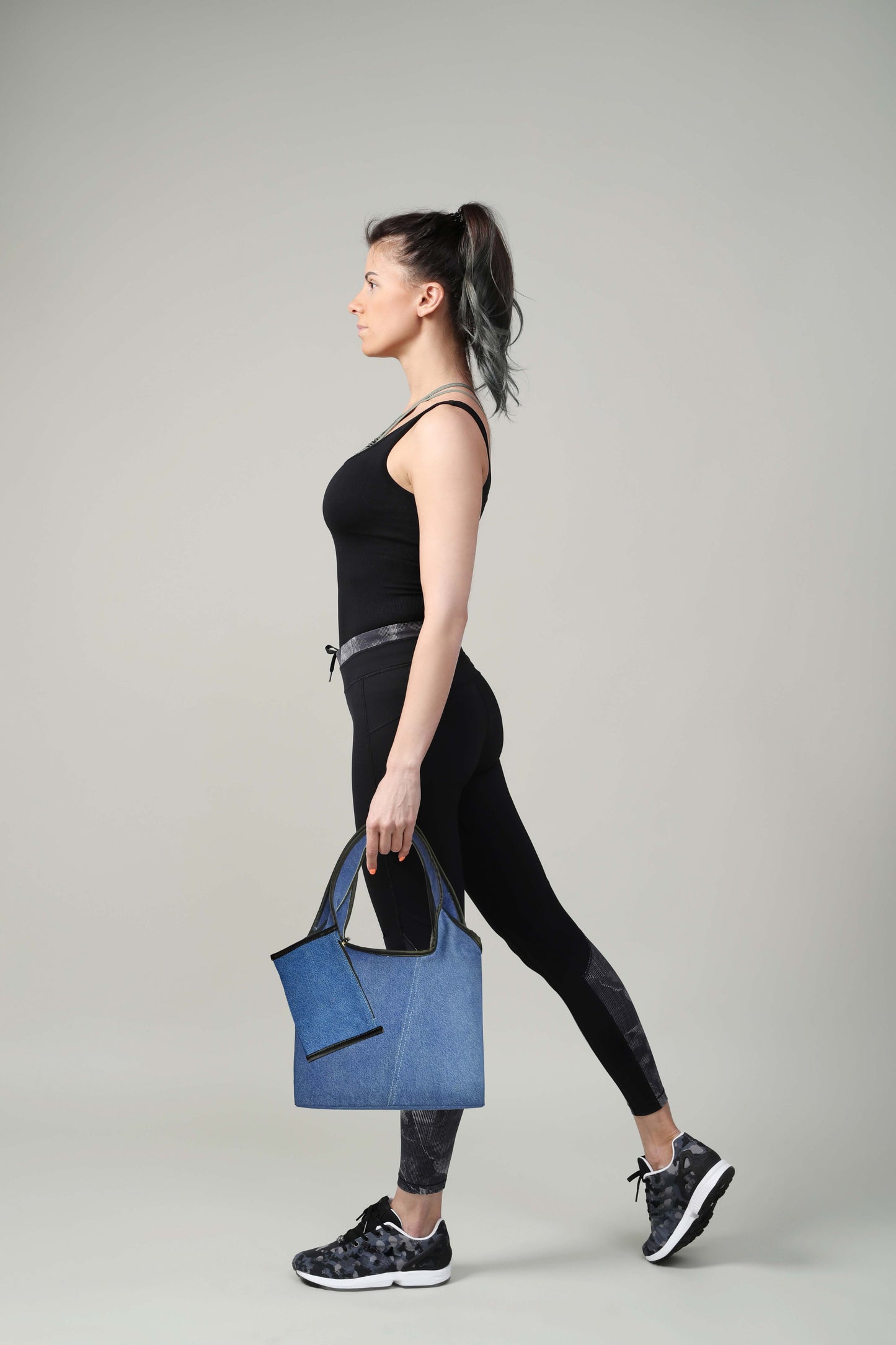 Denim Dash Tote Bag