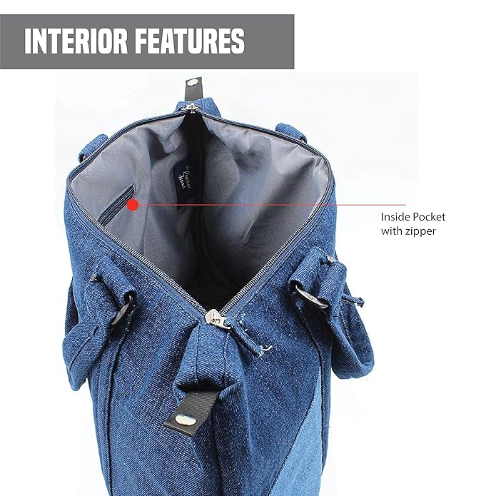 Denim Traveling Tote